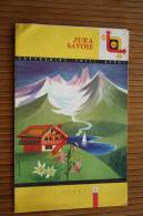 Carte Routière:Jura Savoie Shell Berre 1958—>Lyon,Nantua,Megéve,Le Bourget,la Ferté >autres Localités - Roadmaps