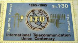 Kenya Uganda Tanzania 1965 International Telecommunication Union Centenary 1.30s - MH - Kenya, Uganda & Tanzania