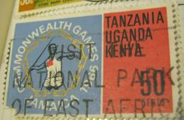 Kenya Uganda Tanzania 1966 Commonwealth Games Jamaica 50c - Used - Kenya, Uganda & Tanzania