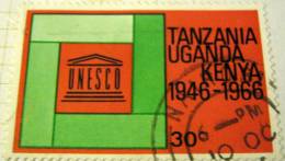 Kenya Uganda Tanzania 1966 UNESCO 20th Anniversary 30c - Used - Kenya, Ouganda & Tanzanie