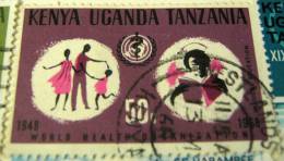 Kenya Uganda Tanzania 1968 20th Anniversary WHO Medical Education 50c - Used - Kenya, Ouganda & Tanzanie