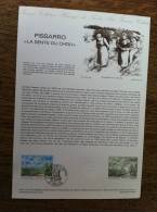 Collection Historique Du Timbre-Poste Français PISSARRO La Sente Du Chou - Feuilles Complètes