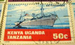 Kenya Uganda Tanzania 1968 SS Harambee 50c - Used - Kenya, Ouganda & Tanzanie