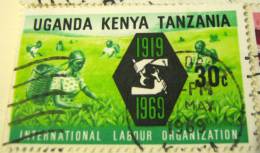 Kenya Uganda Tanzania 1968 International Labour Organisation 50th Anniversary 30c - Used - Kenya, Uganda & Tanzania