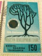 Kenya Uganda Tanzania 1969 5th Anniversary Of African Development Bank 1.50s - Used - Kenya, Ouganda & Tanzanie