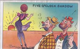 Cpa Usa, Humorous, Humour, Five A Clock Shadow - Sonstige & Ohne Zuordnung