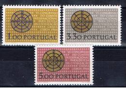 P Portugal 1966 Mi 1000-02 Mnh - Nuovi