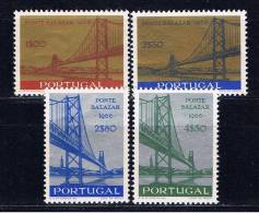 P Portugal 1966 Mi 1008-11 Mnh - Neufs