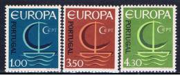 P Portugal 1966 Mi 1012-14 Mnh EUROPA - Nuovi