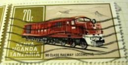 Kenya Uganda Tanzania 1971 90 Class Railway Locomotive 70c - Used - Kenya, Ouganda & Tanzanie