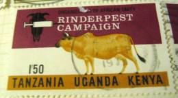 Kenya Uganda Tanzania 1971 Rinderpest Campaign 1.50s - Used - Kenya, Uganda & Tanzania