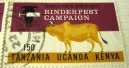 Kenya Uganda Tanzania 1971 Rinderpest Campaign 1.50s - Used - Kenya, Uganda & Tanzania