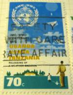 Kenya Uganda Tanzania 1973 IMO-WMO Centenary 70c - Used - Kenya, Ouganda & Tanzanie