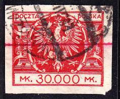 POLAND 1924 30,000 Proof Used Fi 174nz - Used Stamps