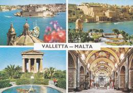 Cp , MALTE , VALLETTA , Multi-Vues - Malte