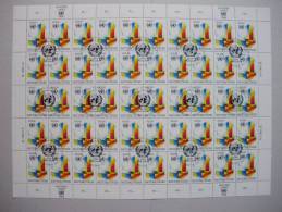 UNO-Genf 212 Sc 213 Bogen Oo, ESST, UNO-Hauptquartier, New York (stilis.) - Used Stamps