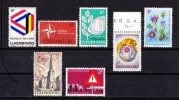 LUXEMBOURG  LOT 1962 -67  YT 611 699 743 A 745 +  754 759   TB  NEUFS MNH ** - Colecciones
