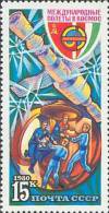 1980 Soviet Hungarian Space Rocket Satellite Russia Stamp MNH - Colecciones