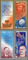 1981 Cosmonautics Day Space Rocket Satellite Russia Stamp MNH - Collections