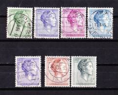 LUXEMBOURG 1960 / 64   YT    582  583 584  584A 586 586A - Usados