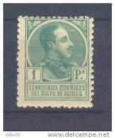 GUI138-A627.Guinee.Guinea    Española.ALFONSO Xlll.1919.(Ed138**) Sin Charnela.MUY BONITO. - Spanish Guinea