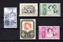 LUXEMBOURG 1948 / 57  YT 409  458 467 468 526     TB - Gebraucht