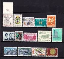 LUXEMBOURG 1952 / 69  YT 482 634 639 652 655 673 679 689 702 719 746/7     TB - Collections