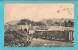 INGHILTERRA TOY RAILWAY TOWYN CARTOLINA FORMATO PICCOLO VIAGGIATA NEL 1925 - Derbyshire