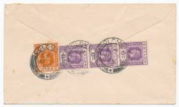 CEYLON # 166, 191 COVER TO GERMANY (1925) - Ceylon (...-1947)