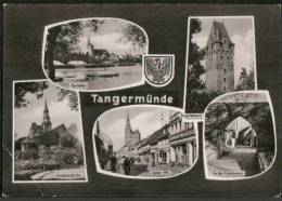 AK Tangermünde, Lenin-Straße, Hafen, Stephanskirche, Gel, 1962 - Tangermünde