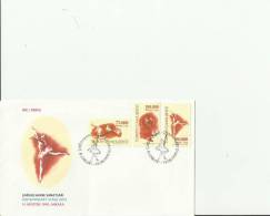 TURKEY 1998 -FDC CONTEMPORARY STAGE ARTS  W 3 STS OF 75000-100000-150000 LS ANKARA  AUG 14 RE212 - Storia Postale