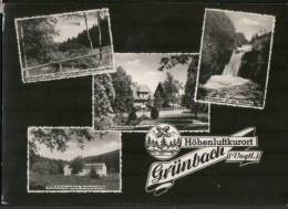 AK Grünbach: Bahnhofstraße, Druckersmühle, Rißfälle, Gel, 1975 - Vogtland