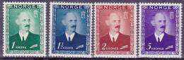 NOORWEGEN - Michel - 1946 - Nr 315/18 - MH* - Unused Stamps