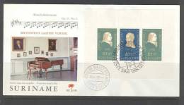 SURINAME 1970 FDC E80 BLANCO VERY FINE - Surinam ... - 1975