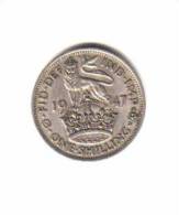 GREAT BRITAIN    1  SHILLING  1947  (KM # 863) - I. 1 Shilling