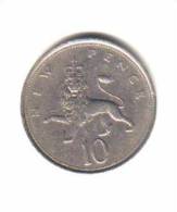 GREAT BRITAIN    10  NEW PENCE  1976  (KM # 912) - 10 Pence & 10 New Pence