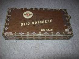 Old Tobacco Books - Otto Boenicke - Boites à Tabac Vides