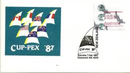 AUSTRALIA PLATYPUS ANIMAL AMERICA CUP NEW Z. FRAMA OF $0.45 POSTMARKED WA DATED 05-02-1987 CTO SG?READ DESCRIPTION !! - Timbres De Distributeurs [ATM]