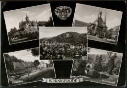 AK Wernigerode: Storchmühle, Christianental, Schloß, Rathaus, Gel, 1958 - Wernigerode