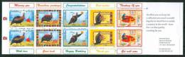 1997 Namibia Fauna Galli Roosters Coqs Uccelli Birds Vogel Oiseaux Booklet Complete 2 Scans -L67 - Namibie (1990- ...)