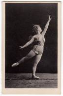 DANCE BALET MARIE DOBROMILOVA FOTO K. MANGER PRAHA OLD POSTCARD - Danse