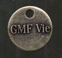 JETON CADDIE BANQUE ASSURANCE MUTUELLE GMF VIE EN RELIEF - Trolley Token/Shopping Trolley Chip