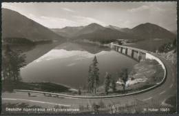 AK Deutsche Alpenstraße Mit Sylvensteinsee, Gel 1967 (Fall) - Bad Tölz