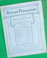 REVUE FRANCAISE N 23 5 03 1911 HULST BAUDRILLART REDIER BAZIN FABIE BERGER COURTOIS PELTIER GOFFIC DUVAL JAUMES PONTCRAY - Magazines - Before 1900