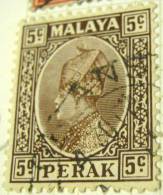 Perak 1935 Sultan Iskandar 5c - Used - Perak