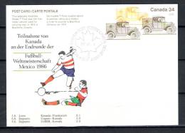 CANADA, 01/06/1986 Official Agent Postes Canada (GA4757) - 1986 – Mexique