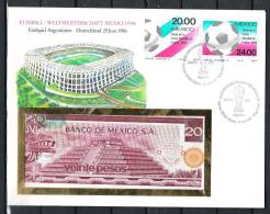 MEXICO, 29/06/1986 Campeonato Mundial De Futbol (GA4827) - 1986 – Mexique