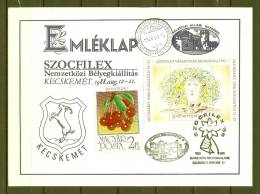 MAGYAR POSTA, 13/08/1988 Nemzetkôzi Belgyegkiallitas (GA3060) - Vins & Alcools