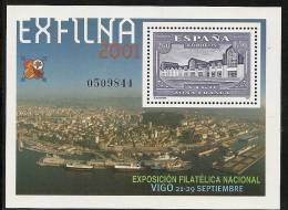 2001-ED. 3816 H.B.-EXFILNA`01, VIGO--NUEVO - Blocs & Hojas