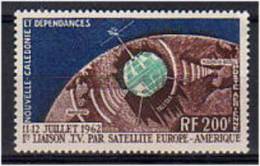 NOUVELLE CALEDONIE 1962 - Telecommunications Spatiales - Liaison Europe Amerique - Neuf Sans Charniere (Yvert A 73) - Nuovi